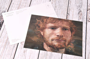 Ed Sheeran Portrait Postcard