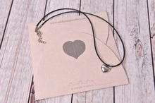 Load image into Gallery viewer, Silver Tone Heart Charm Necklace - Created by Imogen Sheeran